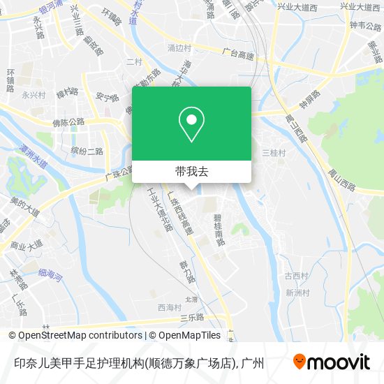 印奈儿美甲手足护理机构(顺德万象广场店)地图