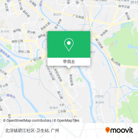 北滘镇碧江社区-卫生站地图