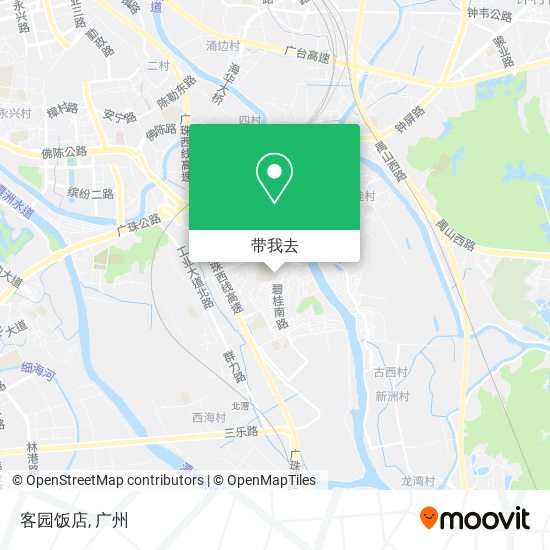 客园饭店地图