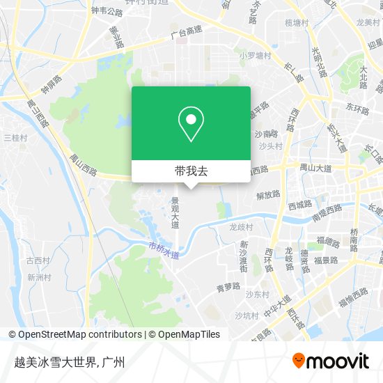 越美冰雪大世界地图