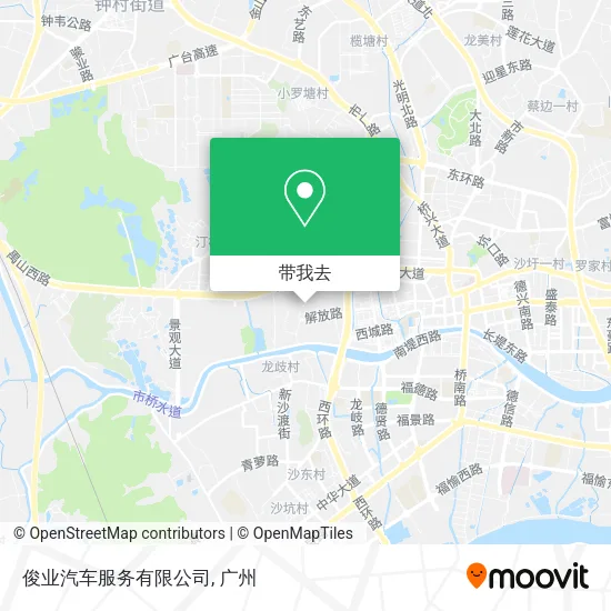 俊业汽车服务有限公司地图