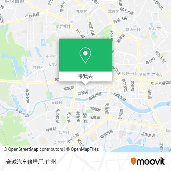 合诚汽车修理厂地图