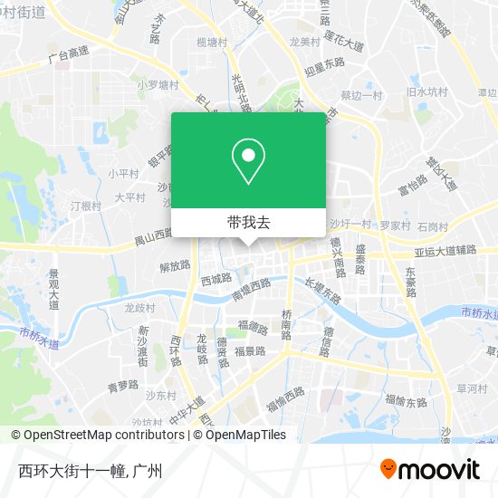 西环大街十一幢地图