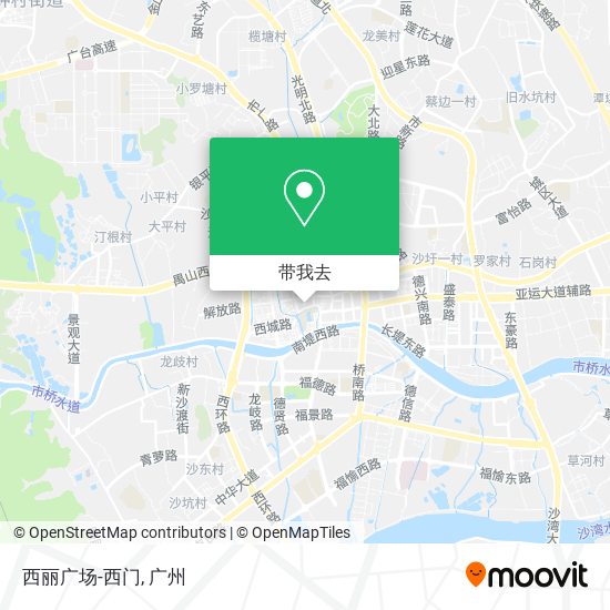 西丽广场-西门地图