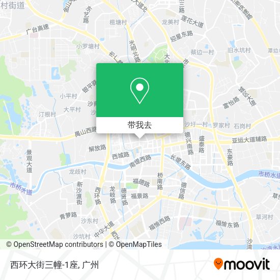 西环大街三幢-1座地图