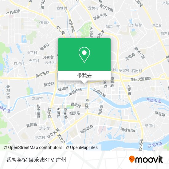 番禺宾馆-娱乐城KTV地图