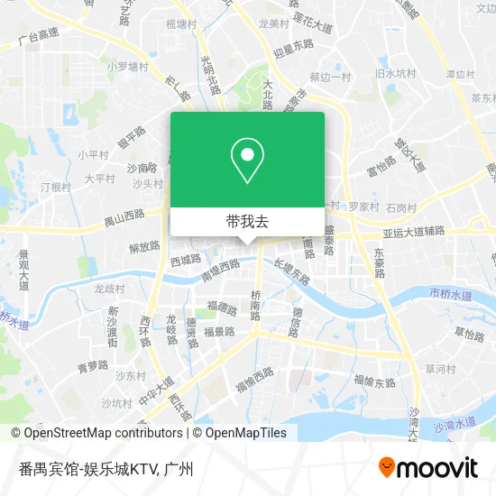 番禺宾馆-娱乐城KTV地图