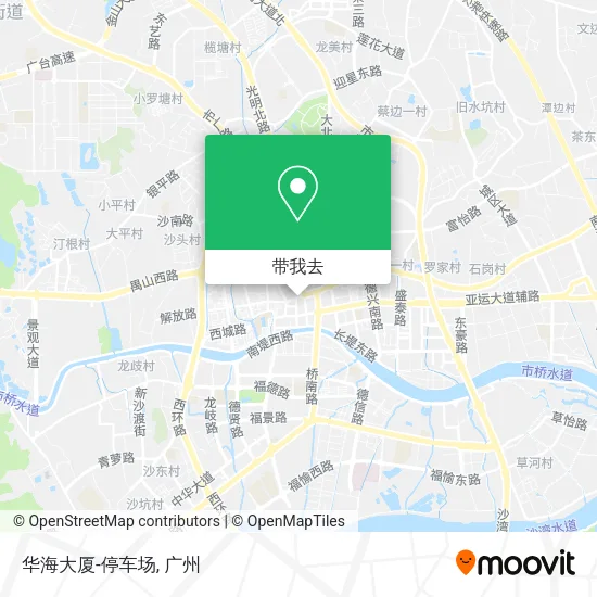 华海大厦-停车场地图