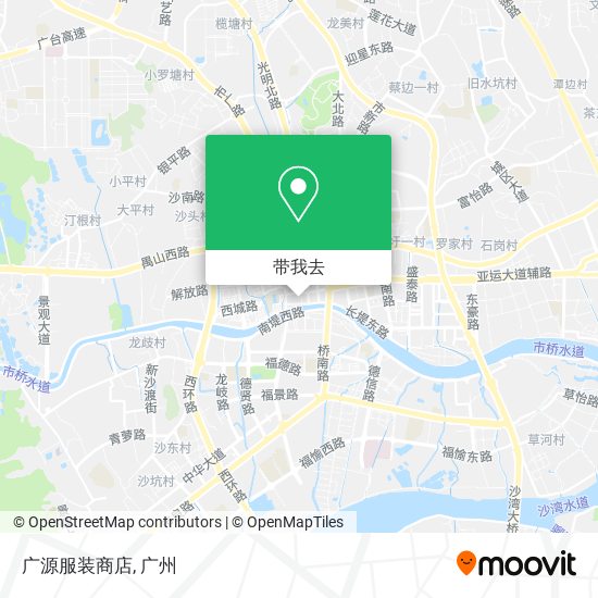 广源服装商店地图