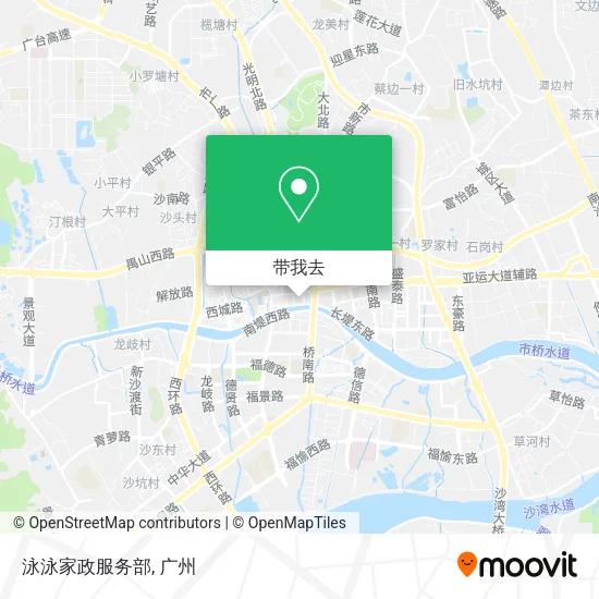 泳泳家政服务部地图