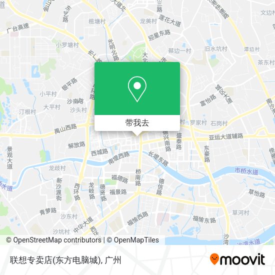 联想专卖店(东方电脑城)地图