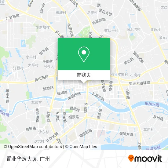 置业华逸大厦地图