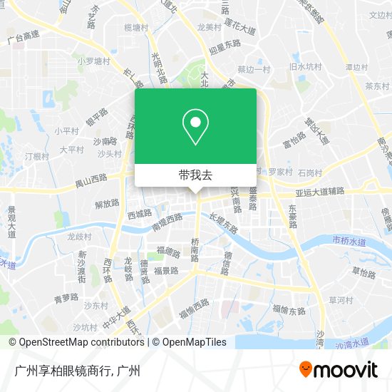 广州享柏眼镜商行地图