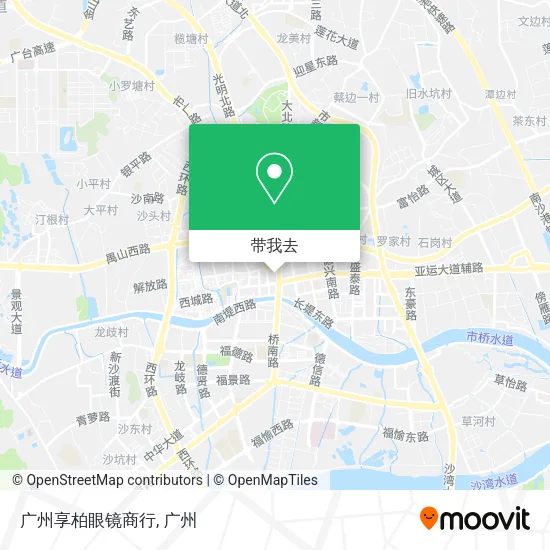 广州享柏眼镜商行地图