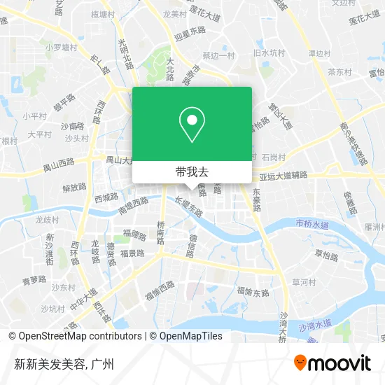 新新美发美容地图