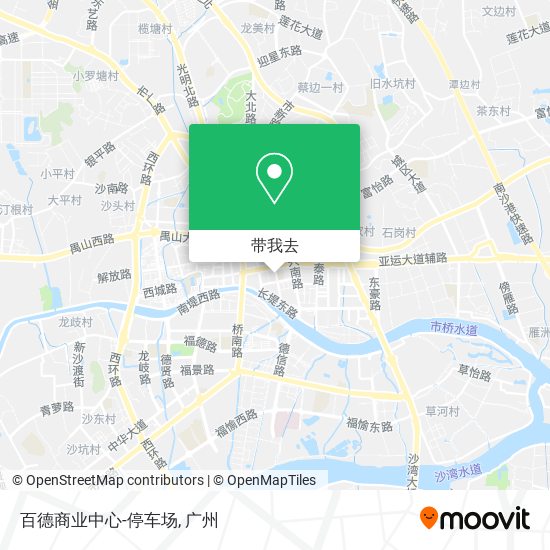 百德商业中心-停车场地图