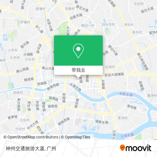 神州交通旅游大厦地图