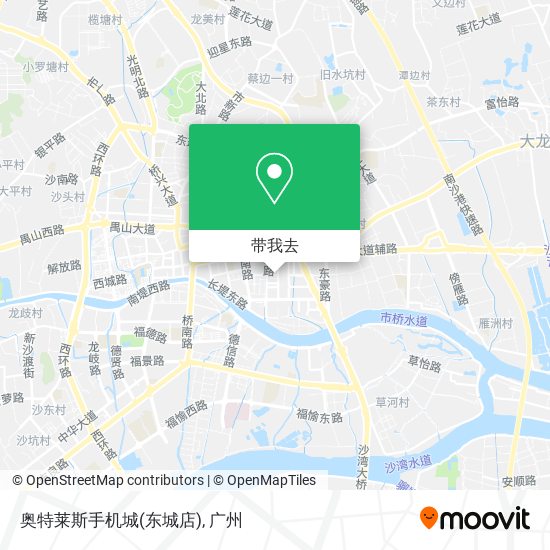 奥特莱斯手机城(东城店)地图