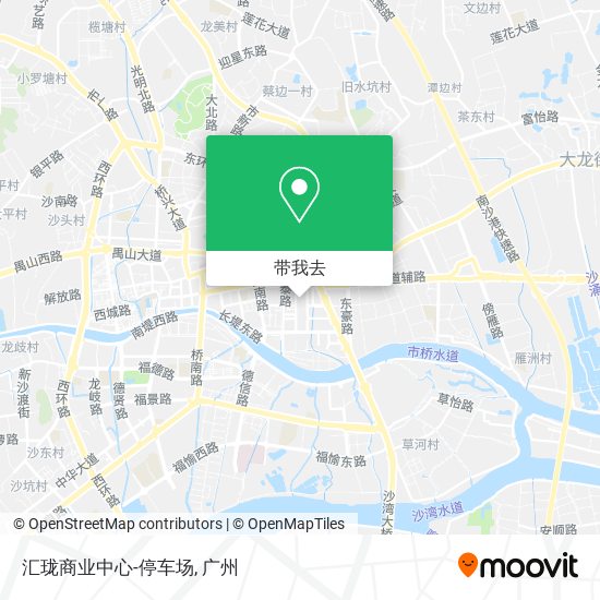 汇珑商业中心-停车场地图