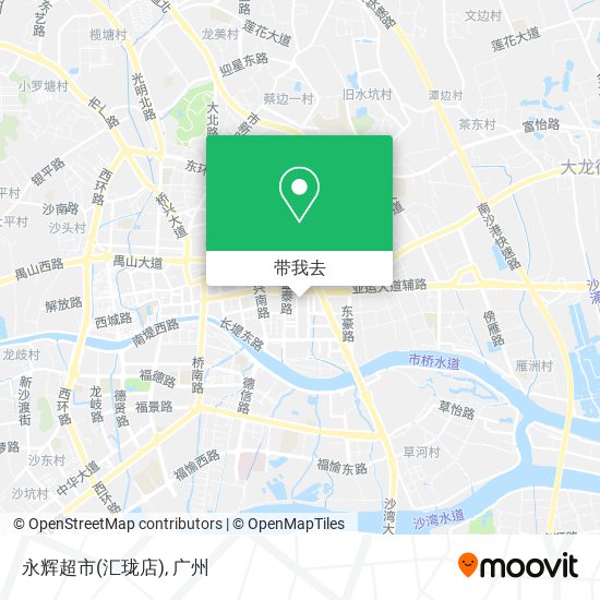 永辉超市(汇珑店)地图