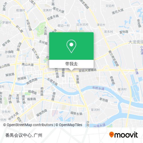 番禺会议中心地图