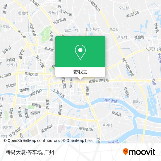 番禺大厦-停车场地图