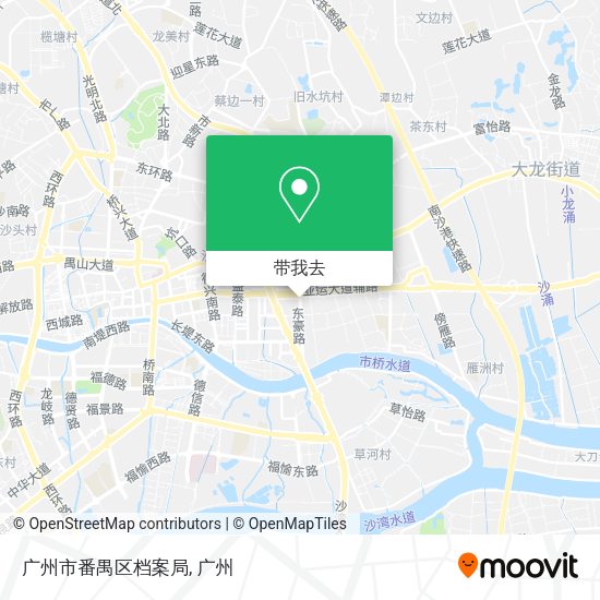 广州市番禺区档案局地图