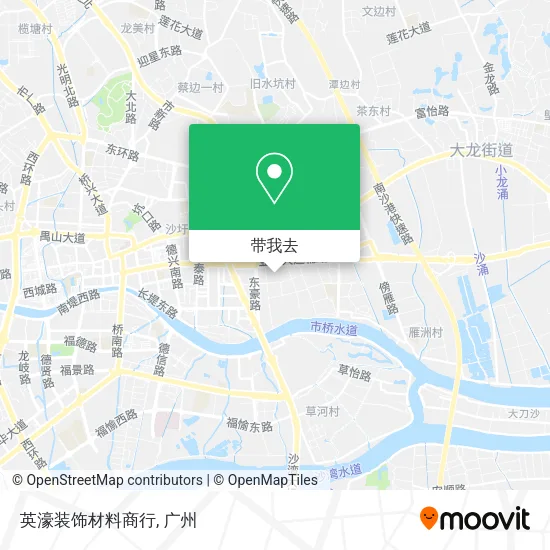 英濠装饰材料商行地图