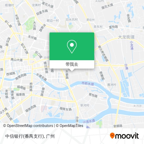中信银行(番禺支行)地图