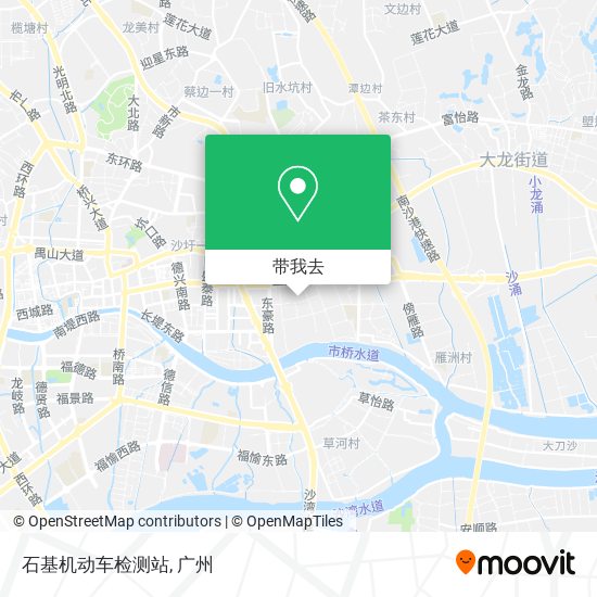 石基机动车检测站地图