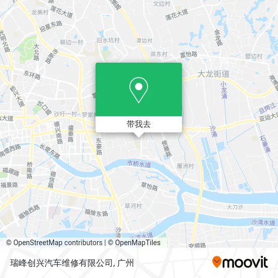瑞峰创兴汽车维修有限公司地图