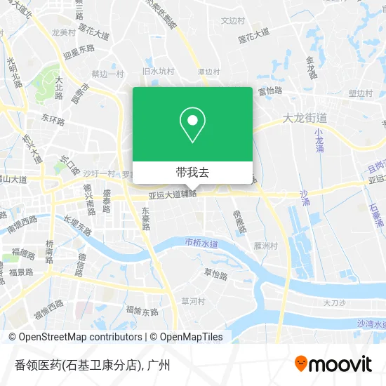 番领医药(石基卫康分店)地图