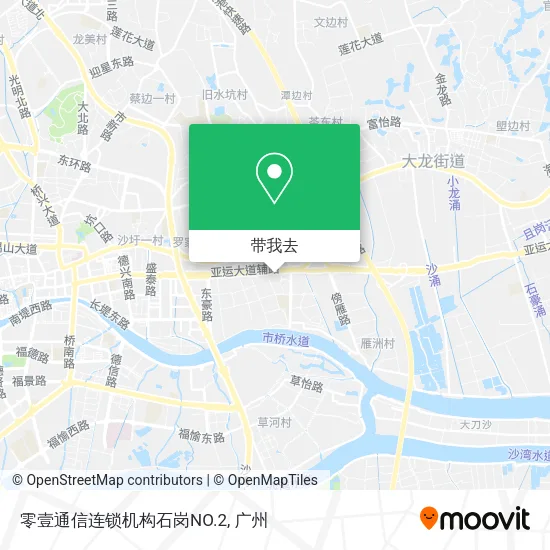 零壹通信连锁机构石岗NO.2地图