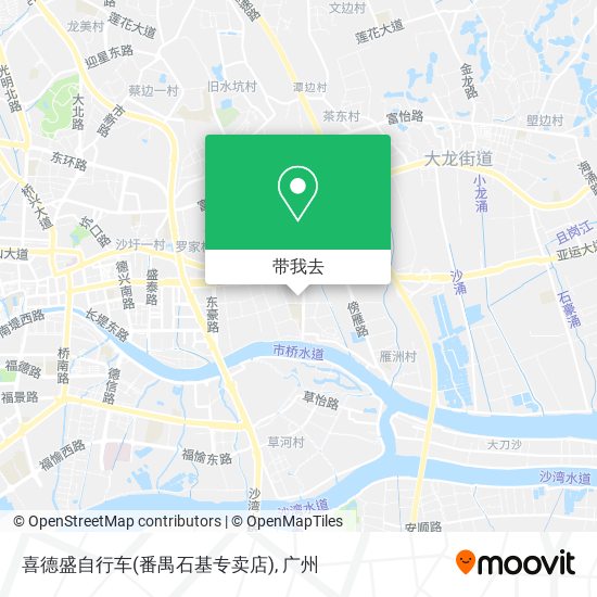 喜德盛自行车(番禺石基专卖店)地图