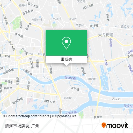清河市场牌坊地图