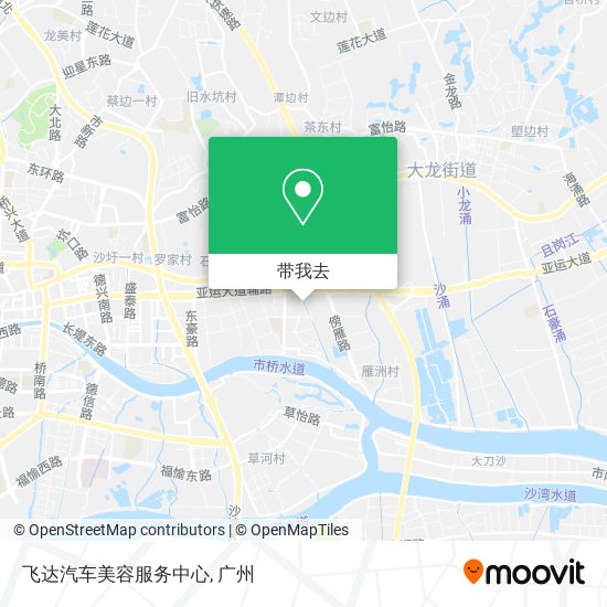 飞达汽车美容服务中心地图