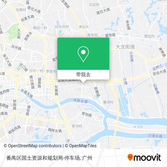 番禺区国土资源和规划局-停车场地图