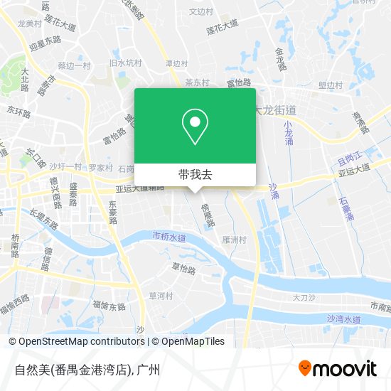 自然美(番禺金港湾店)地图