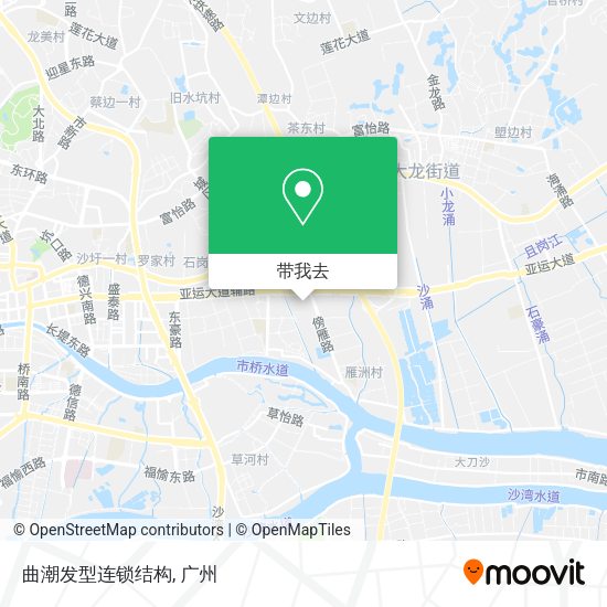 曲潮发型连锁结构地图