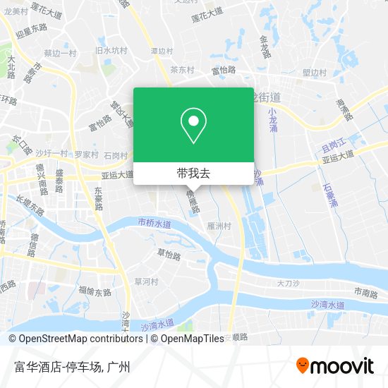 富华酒店-停车场地图