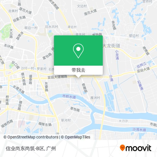 信业尚东尚筑-B区地图