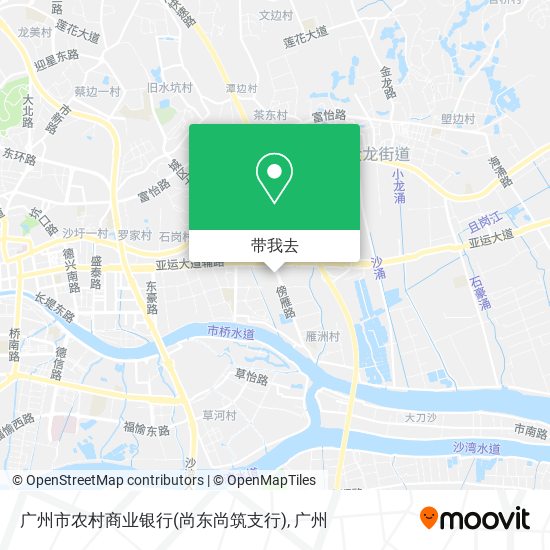 广州市农村商业银行(尚东尚筑支行)地图