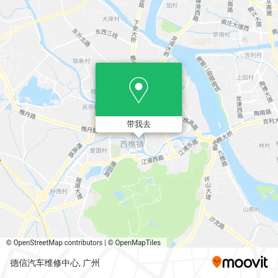 德信汽车维修中心地图