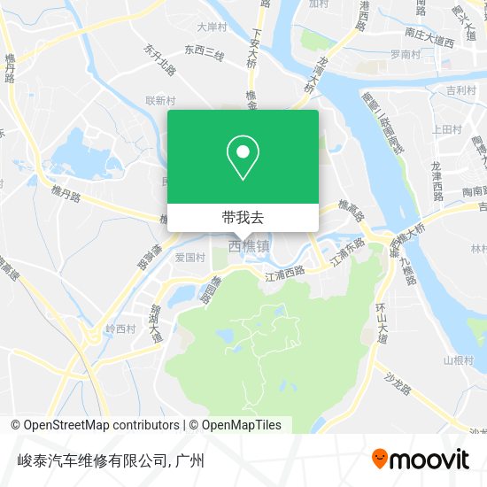 峻泰汽车维修有限公司地图