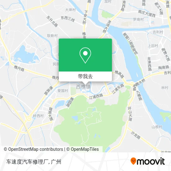 车速度汽车修理厂地图