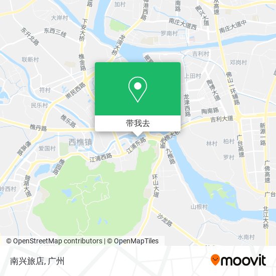 南兴旅店地图