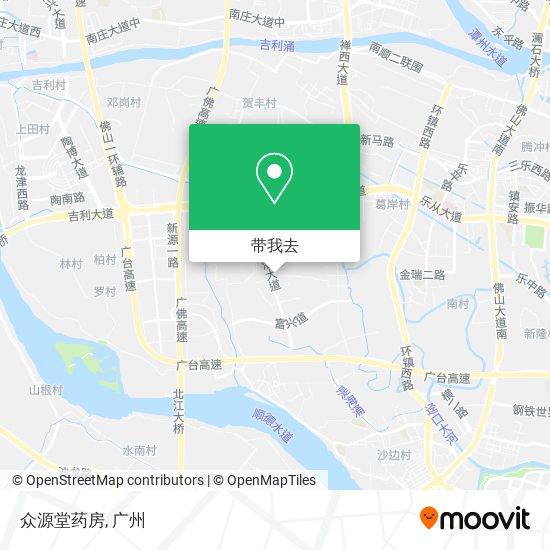众源堂药房地图