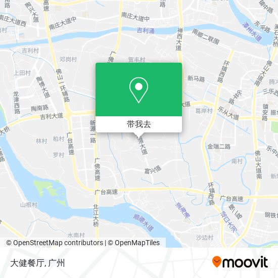 大健餐厅地图