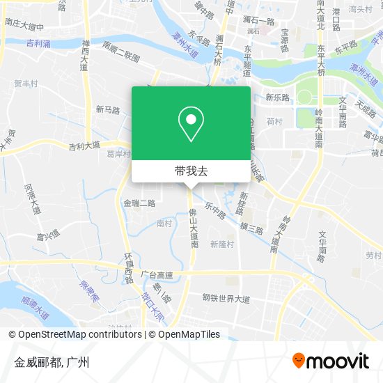 金威郦都地图