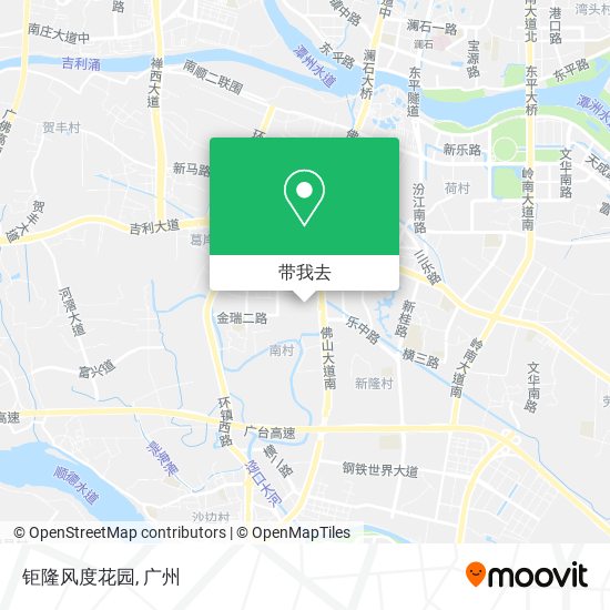 钜隆风度花园地图